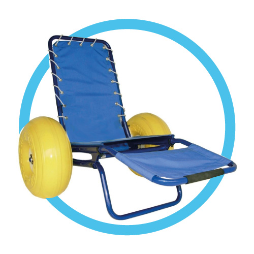 carrozzina da spiaggia noleggio